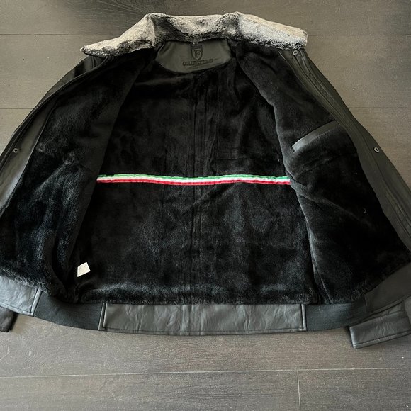 F collection Leather Jacket Made in ITALY I - Picture 2 of 2